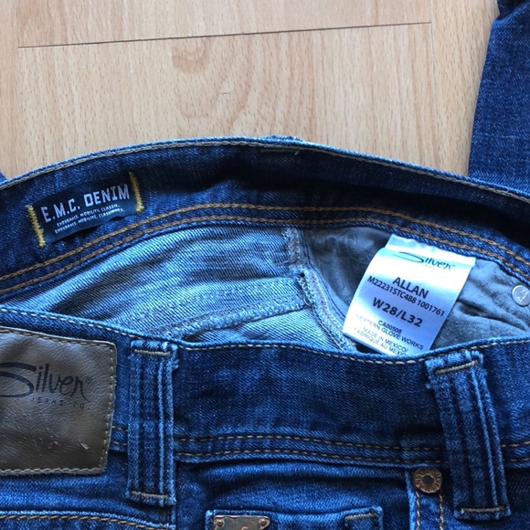 Silver Jeans Allen 28 x 32 Light Blue - Picture 4 of 5